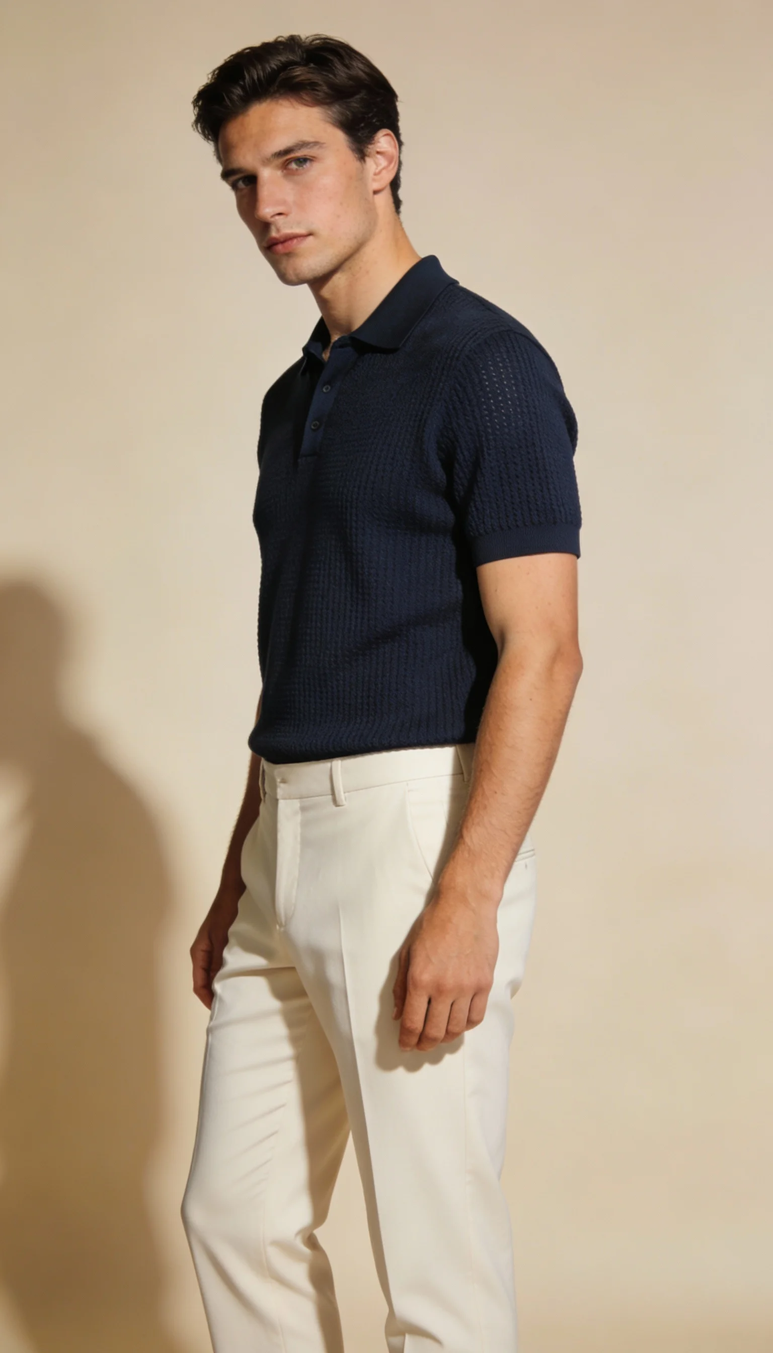 Navy Polo T-shirt  – view 6