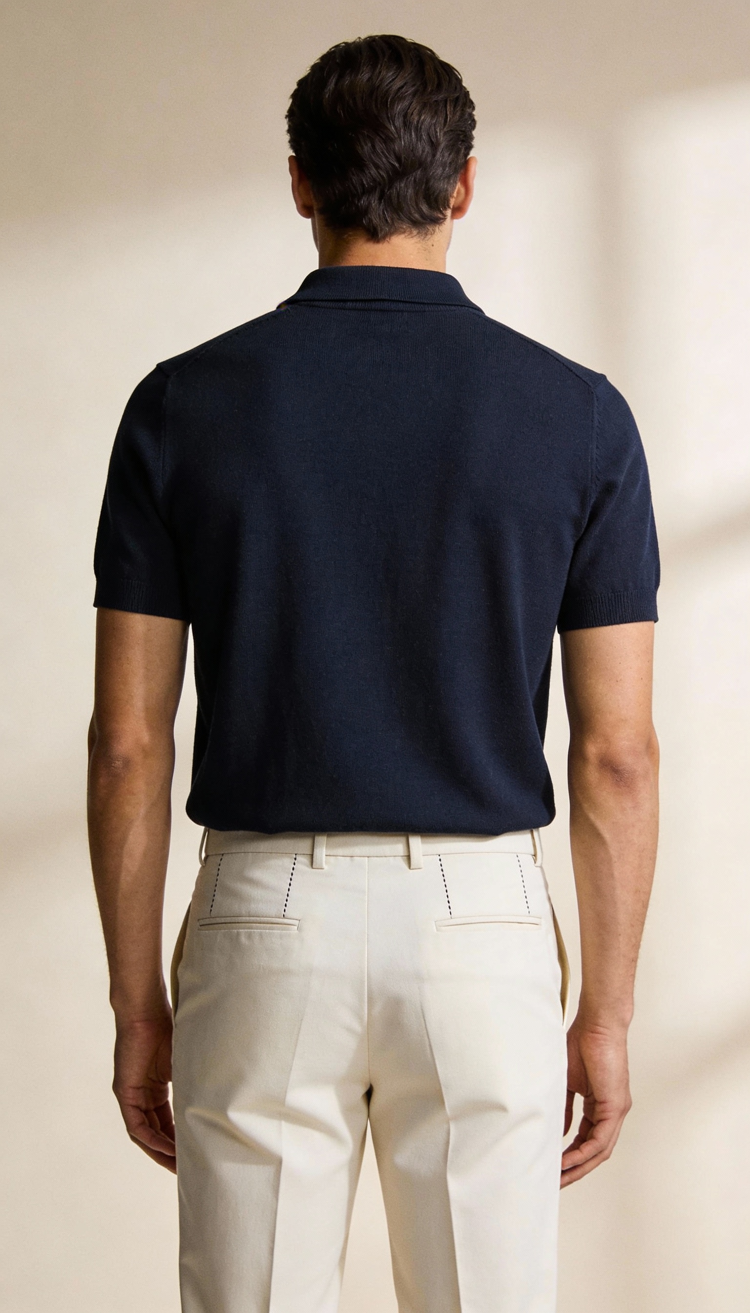 Navy Polo T-shirt  – view 4